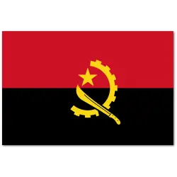 Angola Flaga 90x150 cm