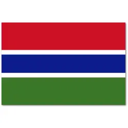 Gambia chorągiewka 10x17cm