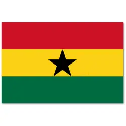 Ghana chorągiewka 10x17cm