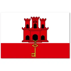 Gibraltar Flaga 90x150 cm