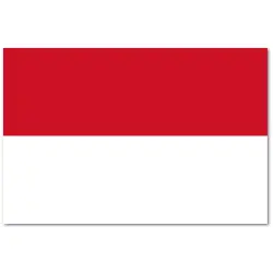 Indonezja chorągiewka 10x17cm