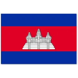 Kambodża chorągiewka 10x17cm