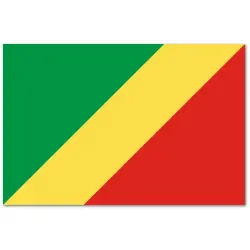 Kongo - Republika Konga Flaga 90x150 cm