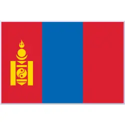 Mongolia Flaga 90x150 cm