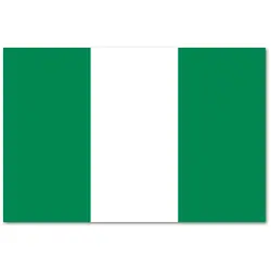 Nigeria chorągiewka 10x17cm