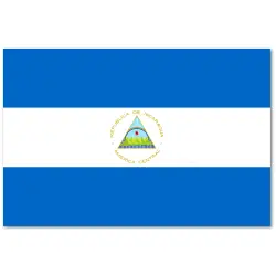 Nikaragua chorągiewka 10x17cm