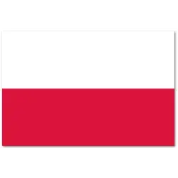 Polska chorągiewka 10x17cm