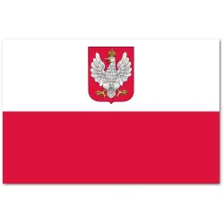 Polska Flaga z Herbem (1919-1928)
