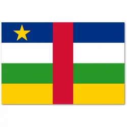 Republika Środkowoafrykańska chorągiewka 10x17cm