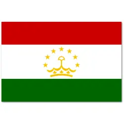 Tadżykistan chorągiewka 10x17cm