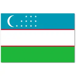 Uzbekistan Flaga 90x150 cm