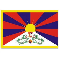 Tybet Flaga 90x150 cm