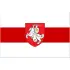 Białoruś Flaga historyczna z Herbem Pogoń